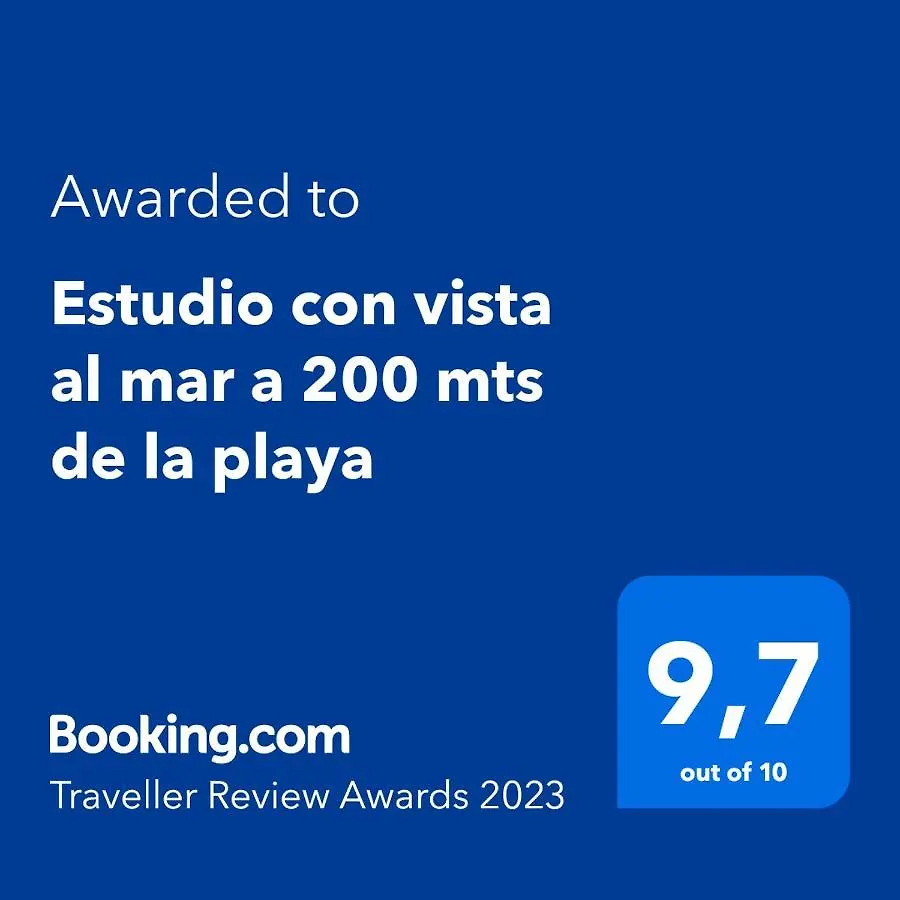 Estudio con vista al mar a 200 mts de la playa Benalmádena